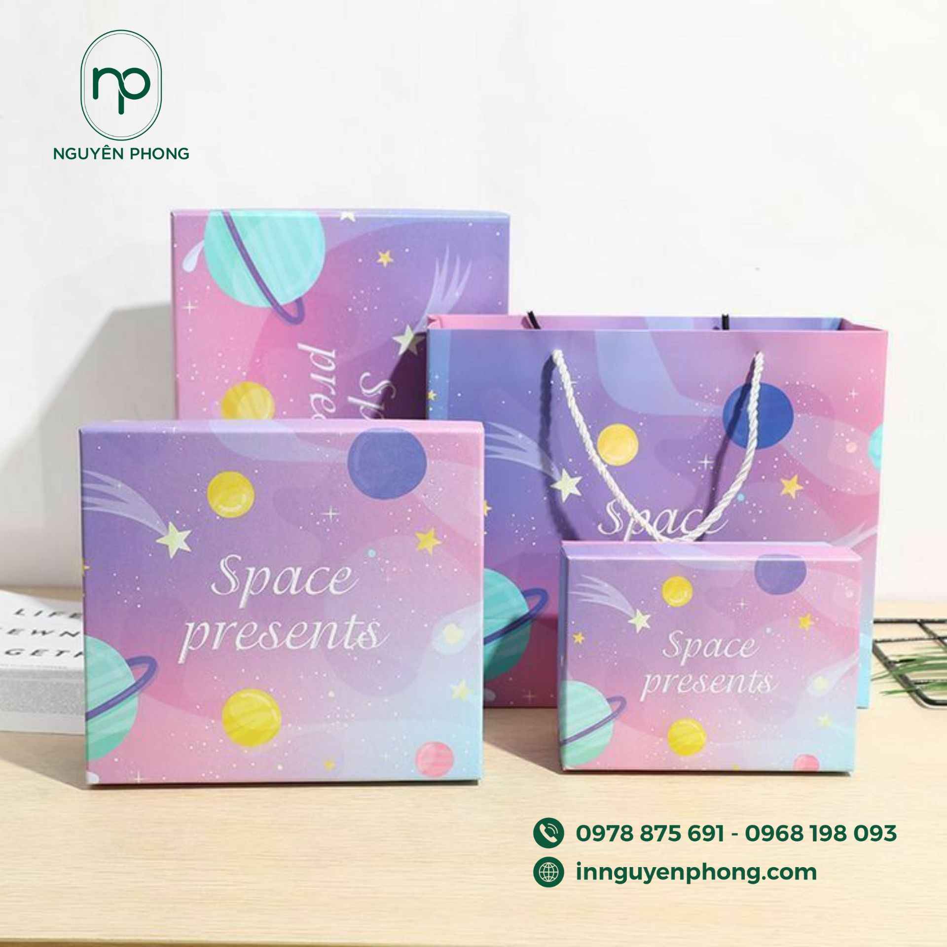 Mẫu túi giấy đựng mỹ phẩm 
